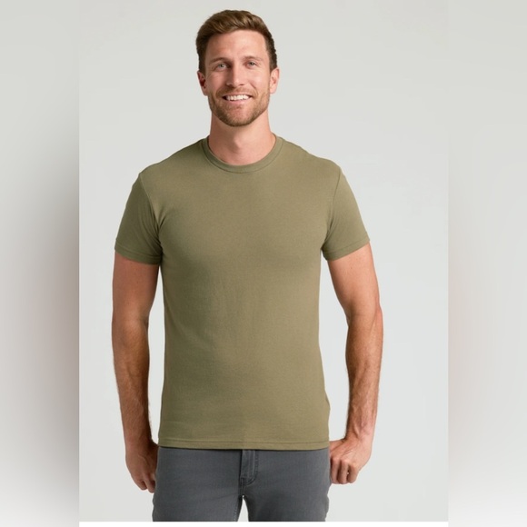 True Classic Men's Short Sleeve Tee military green 3XL - Picture 1 of 4